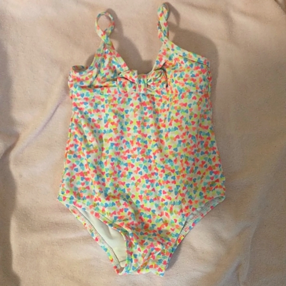 Bright multi colored one piece baby swimsuit
